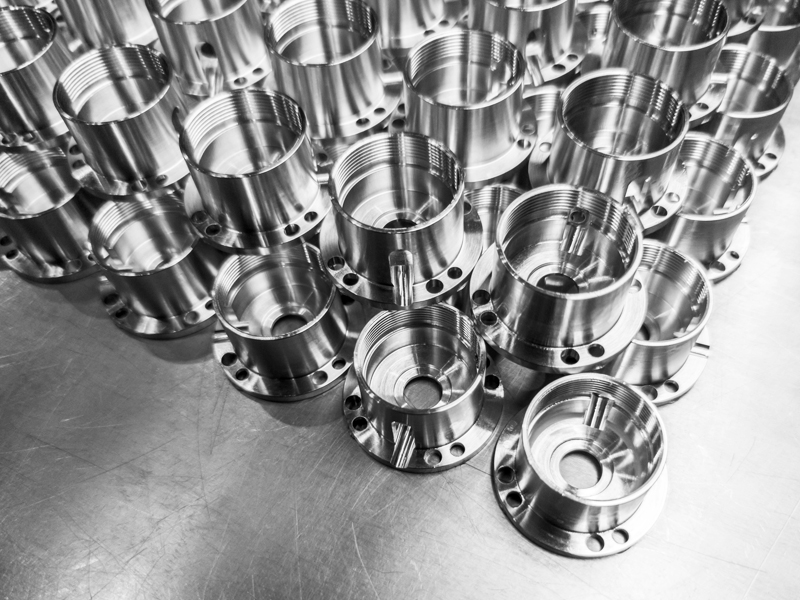 Machined parts.